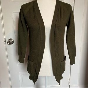LAST CHANCE Bridge and Burn Olive cardigan